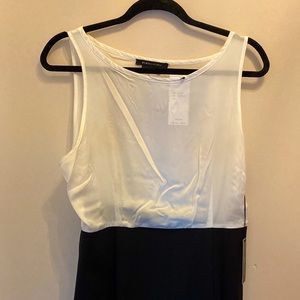 BCBG MAXAZRIA Black and white dress